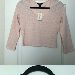 Pink crop top